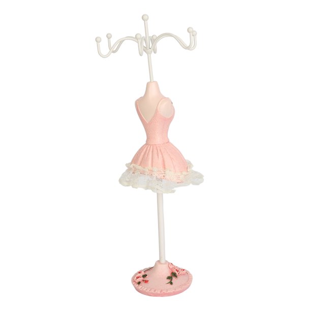 Modelo de Vestir de Joyas de Joyería, Soporte de Collar de Aretes de Maniquí de Resina de Resina para Anillos para Hogar