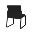 thumbnail image 5 of Lesro Gansett Polyurethane Armless Guest Waiting Room Chair in Black/Castillo Black, 5 of 7