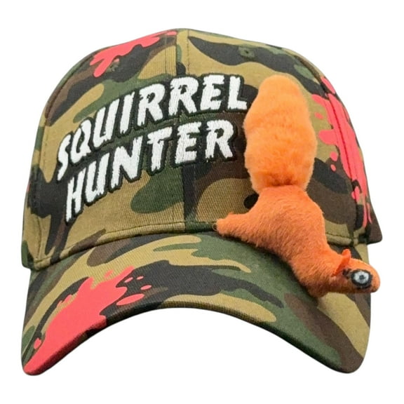 Squirrel Hunter Hat Funny Sarcastic Special Effect Graphic Novelty 3D Prop Cap