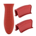thumbnail image 2 of Cheers.US 1 Set/3 Pcs Silicone Hot Handle Holder Cover Set Assist Pan Handle Sleeve Pot Holders Cast Iron Skillets Handles Grip Covers Non-Slip Heat Resistant for Griddles Metal Frying Pans, 2 of 7