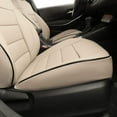 thumbnail image 2 of EKR Custom Car Seat Covers for Honda Fit 2009 2010 2011 2012 2013 2014 -Full Set Breathable Leather Auto Seat Covers(Beige), 2 of 5
