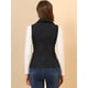 thumbnail image 5 of Allegra K Chaqueta con cremallera y bolsillos sin mangas Anorak Utility Chaleco para mujer Negro M, 5 of 6