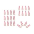 thumbnail image 2 of Fiudx Uñas Postizas de Ataúd, Set de 24 Elegantes Uñas de Diseño, Parches Reutilizables Fáciles de Recortar, Diseño de Uñas Brillante y Colorido, Uso Diario para Fiestas, Bodas, Amantes de La Moda, M, 2 of 6