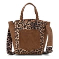 thumbnail image 4 of Wrangler Purse for Women Animal Print Crossbody Bags Top-Handle Shoulder Bag Leopard Print Handbag for Everyday Casual Use, Brown, 4 of 7