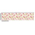 thumbnail image 3 of Ambesonne Floral Fabric by the Yard Upholstery, Blossoming Garden Art, 1 Yard, Eggshell Pink and Green, 3 of 5