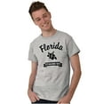 thumbnail image 4 of Florida Cute Hibiscus Flower Souvenir Men's Graphic T Shirt Tees Brisco Brands M, 4 of 4