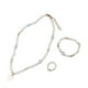 thumbnail image 1 of Juego de 2 collares con cuentas, anillo y pulsera, conjunto de bisutería para mujeres, para mujeres y niñas, 1 of 6