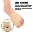 thumbnail image 2 of Hallux Valgus Corrector, 1 par de corrector de enderezamiento del dedo gordo del pie Calcetines de juanete Cuidado de los pies Alivio del dolor Calcetines espaciadores del dedo del pie Ideal(L（41-46）) Ecomeon no, 2 of 6