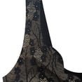 thumbnail image 4 of Fmbrln Womens Wireless Bra Plus Size Front Closure Floral Lace Padded Bras Side Support Seamless Wide Strap Comfy Bralette for All Day Wear Black 3XL, 4 of 4