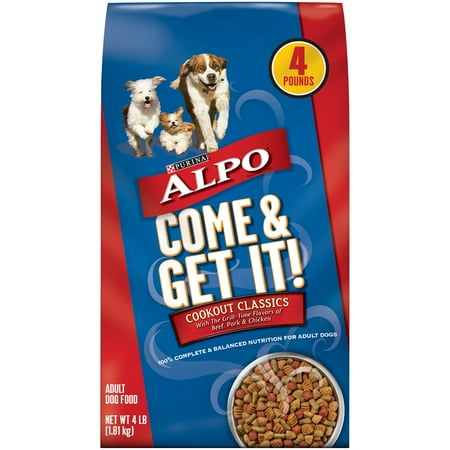 Purina ALPO Come & Get It! Cookout Classics Adult Dry Dog Food - 4 lb. Bag
