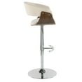 Vintage Mod MidCentury Modern Adjustable Barstool with Swivel in