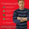 thumbnail image 5 of QR Code Medical ID Bracelet for Women Men, Silicone Adjustable Medical Alert Bracelets with QR Code,Dynamic Web Information, 5 of 7