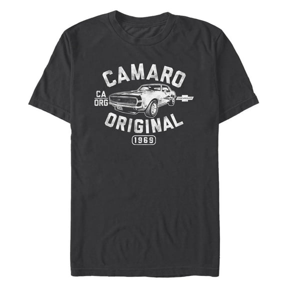 Men's General Motors Camero Orignial 1969 Distressed  Graphic T-Shirt