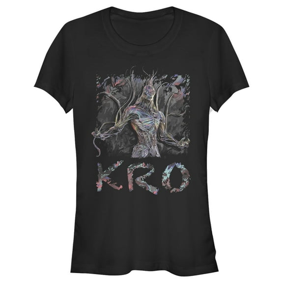 Junior's Marvel Eternals Kro Graphic Tee Black Large