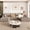 Camel, variant on 124" U-Shaped Sectional Couches for Living Room, 4-Seat Cloud Couch Modular Sofa, Corduroy Deep Seat Boneless with Pillows, No Assembly,Light Gray