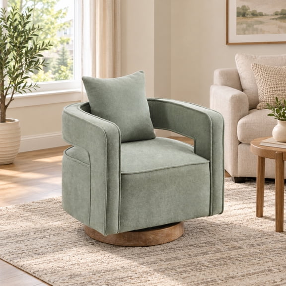 GOMYHOME 102.4" 4-Seat Corduroy Sofa, Deep Seat Convertible Lounge, Beige & White