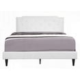 thumbnail image 5 of Full Size Metal Platform Bed Frame with No Box Spring, White for Bedroom, 5 of 7