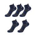 thumbnail image 2 of Gsakboxl Ankle Socks 5 Pairs Unisex Multi-color & Pattern Low Cut Sport Socks Breathable Sweat-wicking Shock Absorbent Ankle Socks for Running Basketball Daily, 2 of 5