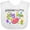 AA-White, variant on Inktastic Grandma's Little Jellybean Cute Easter Candy Boys or Girls Baby Bib