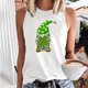 thumbnail image 2 of Camiseta sin mangas de primavera y otoño con cuello redondo suelto informal estampado para mujer Fridja  qr1502, 2 of 5