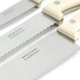 thumbnail image 5 of Martha Stewart Everyday 14 Piece Stainless Steel Cutlery and Wood Block Set in Linen, 5 of 5
