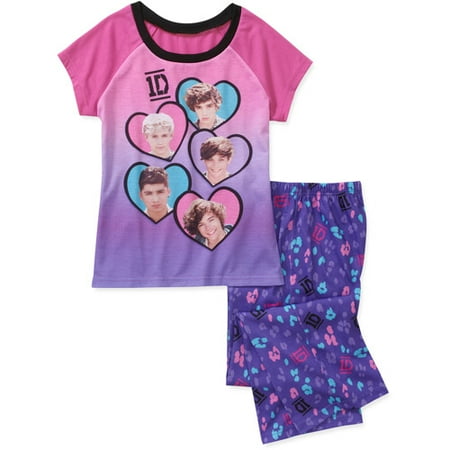 One Direction Girls' 2 Piece Pajama Set