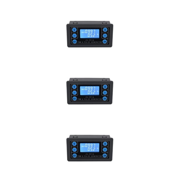 Riwesomey PWM Pulse Frequency Duty Cycle Adjustable 3.3-30V Function Signal Generator Type1 NO1