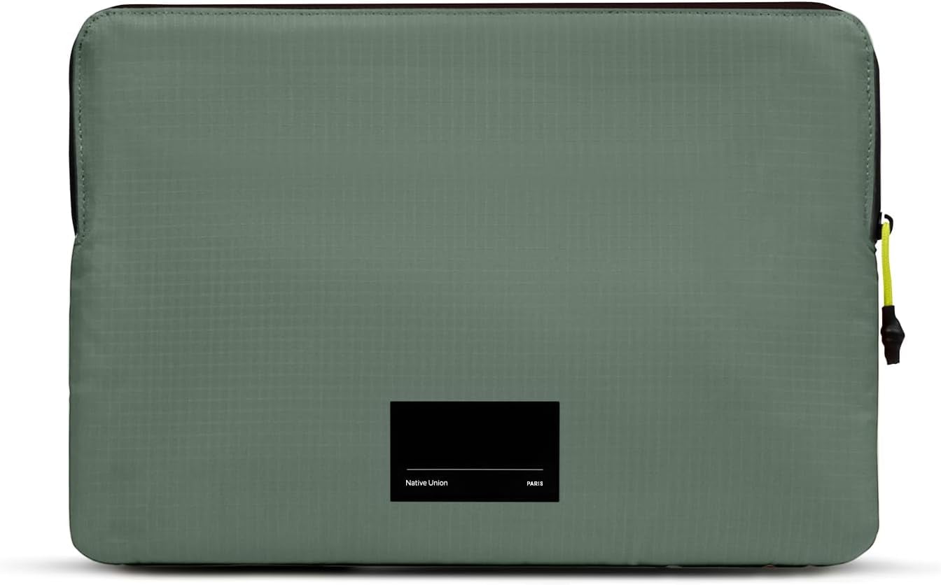 Native Union Ultralight Sleeve – Durable, Lightweight Laptop Case for MacBook 14" (Slate Green)