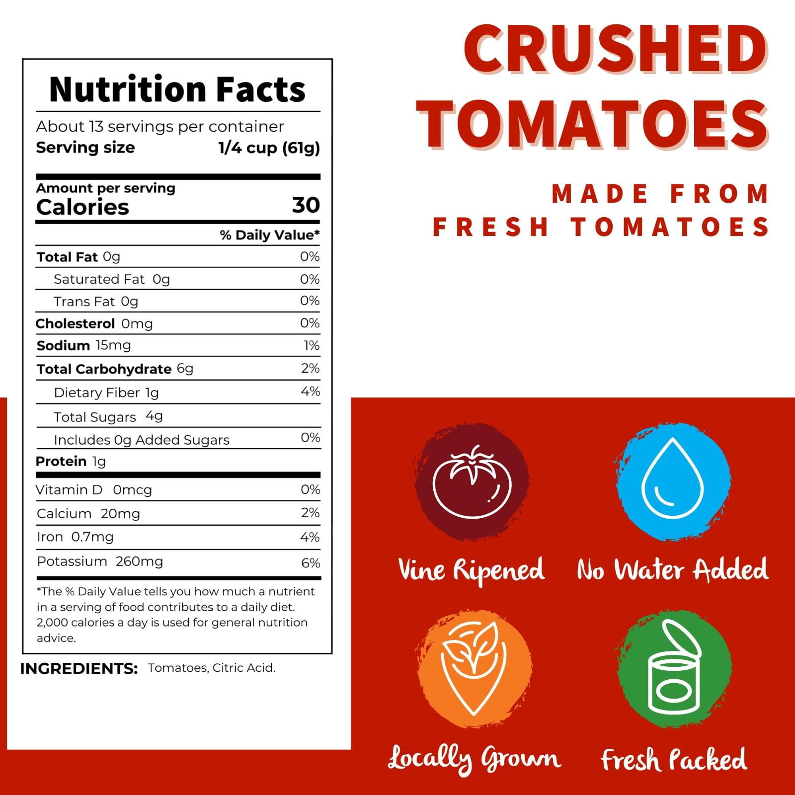 (Pack Of 12) Dei Fratelli Dei Fratelli Crushed Tomato 1 Each