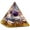 Purple, variant on Deago Amethyst Orgone Pyramid Healing Crystal Kit with Reiki Obsidian Chip Stones EMF Protection Meditation Yoga Energy Generator