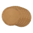 thumbnail image 1 of Design Imports CAMZ12882 Tapis de Table Rond en Polyester Tissé de 15 Po&44; Frange Naturelle - Lot de 6, 1 of 2