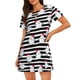 thumbnail image 1 of Balery Cute Chicken Camisón de manga corta con cuello redondo para mujer, cómodo y elegante., 1 of 6