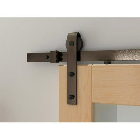 Hook Strap Antique Brass Rolling Barn Door Hardware Kit with 2-3/4 in. Wheel Hook Strap Antique Brass Rolling Barn Door Hardware Kit with 2-3/4 in. Wheel