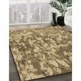 thumbnail image 2 of Ahgly Company Indoor Round Patterned Brown Sand Brown Area Rugs, 4' Round, 2 of 6