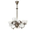 thumbnail image 3 of Meyda Tiffany 253212 Revival Gas And Electric 6 Light 27" Wide Chandelier - Brass, 3 of 4