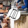 thumbnail image 2 of Basin Wrench, Sink Wrench, Under Sink Wrench Faucet Tool, Faucet Wrench, Plumbers Wrench, 7 Sizes Sink Wrench Set, Universal Under Sink Plumbers Wrench for Tight Spaces (2pc) 2pc 2pc, 2 of 5