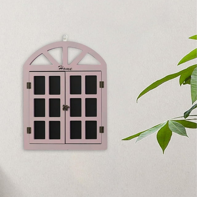 Pizarra con ventana, de para motivacionales, vestíbulo, entrada, sala de estar Rosado perfecl Tablero de mensajes vintage