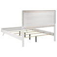 thumbnail image 2 of Pemberly Row 5-piece Mid-Century Wood California King Bedroom Set in White, 2 of 13