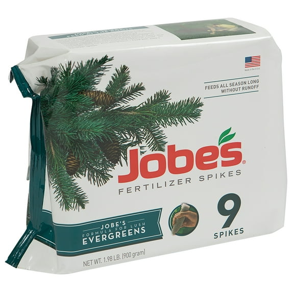 Jobe's Slow Release Evergreen Fertilizer Spikes, 9 Count