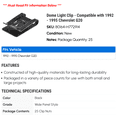 thumbnail image 2 of Dome Light Clip - Compatible with 1992 - 1995 Chevrolet G20 - Dorman, 2 of 2