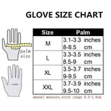 Oubaiya Steel Knuckle Motorcycle Gloves - Touch Screen Compatible (Medium) | Protective Riding Gloves For Motorbike, Powersports