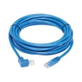 thumbnail image 2 of Tripp Lite Up-Angle Cat6 Gigabit Molded UTP Ethernet Cable (RJ45 Right-Angle Up M to RJ45 M), Blue, 15 ft. - Patch cable - RJ-45 (M) to RJ-45 (M) up-angled - 15 ft - UTP - CAT 5/5e/6 - molded, stranded - blue, 2 of 5