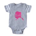 thumbnail image 1 of CafePress - Alaska - Cute Infant Baby Football Bodysuit, 1 of 1