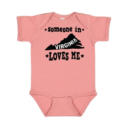 

Inktastic Virginia Vacation Someone Loves Me Gift Baby Boy or Baby Girl Bodysuit
