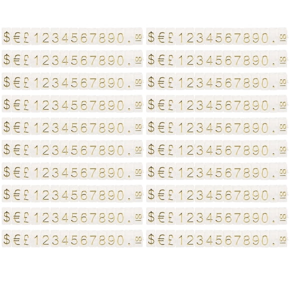 20pcs precio etiqueta cubo de ensamblaje ajustable fijación de precios de contador etiqueta de soporte