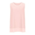 thumbnail image 6 of Giftesty Tank Tops for Women Clearance Women's Summer Casual Solid Color Round Neck Sleeveness Tops Loose Blouses, 6 of 6