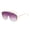Gold Frame Purple Piece, variant on New large-frame one-piece colorful ins-style personalized modern fashion internet celebrity sunglasses