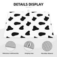 thumbnail image 4 of Dish Drying Mat, Black White Cow Print Absorbent Microfiber Kitchen Mat, Heat Resistant Drying Mat Kitchen Counter for Dishes, Utensils, Pots, Pans, Drainer Mats 18x24in, 4 of 7