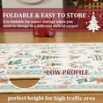 thumbnail image 3 of GlowSol 2'x8' Christmas Runner Rug Indoor Non-Slip Bedsides Runner Rug Soft Xmas Tree Area Rug for Hallway Kitchen Laundry Room, Beige, 3 of 6