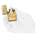 thumbnail image 5 of Zippo Chinese Dragon Armor High Polish Gold Plate Windproof Pocket Lighter, 5 of 6